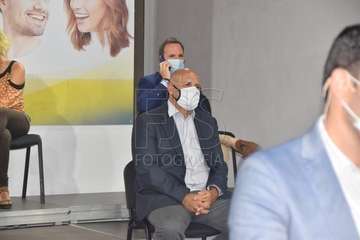 La presentación del Plan de Reactivación Económica y Social de Telde tuvo lugar este lunes en la ermita de San Pedro Mártir (Foto Francisco Javier Santana)